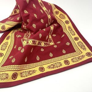 Les Tissages Du Soleil Table Runner 16” X 40” Red Yellow Cotton France Provence